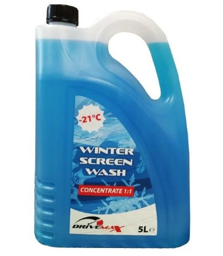 Lichid de Parbriz Concentrat pentru Iarnă DRIVEMAX, 5L, Protecție până la -21°C, Diluție 1:1